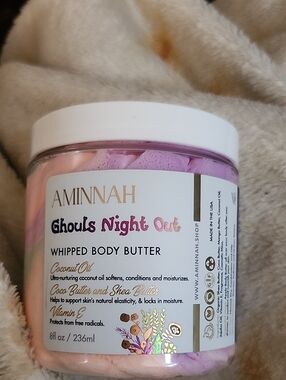 Aminnah Ghouls Night Out Whipped Body Butter - Pink & Peach Limited Edition!